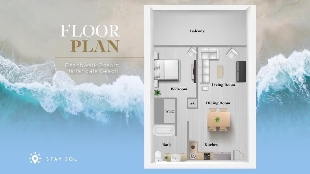 Infinite View With Balcony,Pool Plus Near Beach Plaja Hallandale Exterior foto