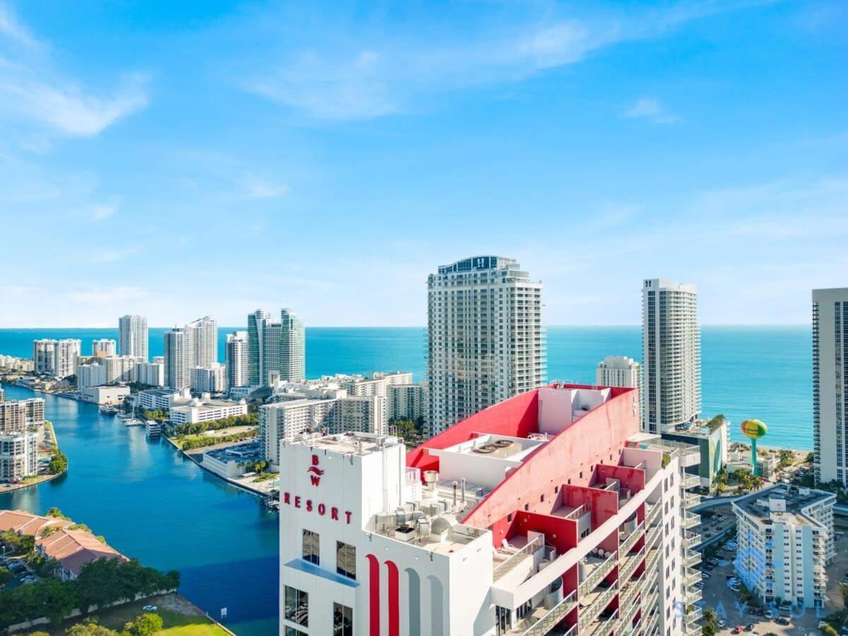 Infinite View With Balcony,Pool Plus Near Beach Plaja Hallandale Exterior foto