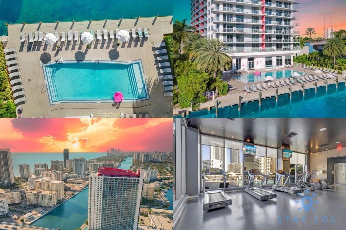 Infinite View With Balcony,Pool Plus Near Beach Plaja Hallandale Exterior foto